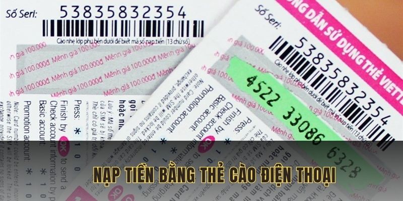 Giao dịch bằng thẻ cào tiện lợi, an toàn